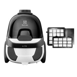 Combo Electrolux: aspiradora tanque Lite 1400W + Kit de filtros FLI01, limpieza eficiente y silenciosa