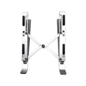 Soporte para Laptop Bowmann, base ajustable, de aluminio, plata - BWC8X