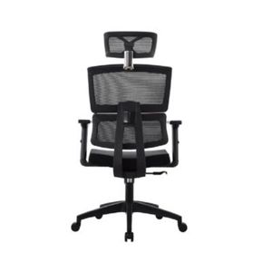 Silla de oficina Mobelart Presidente Flip BN, ergonómica, mecanismo syncro, negro
