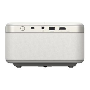 Proyector portátil Epson FHD, 1000 lúmenes, 150", compatible iOS y Android, blanco