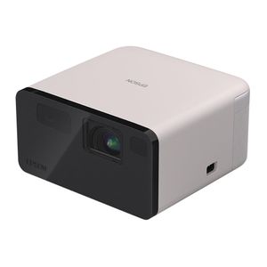 Proyector portátil Epson FHD 1000 lúmenes, 150", compatible iOS y Android, rosado