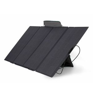 Panel solar Ecoflow 400W, portátil, negro
