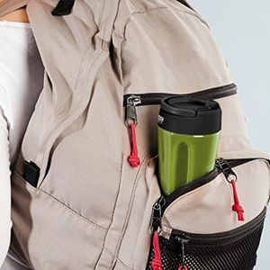 Licuadora multimezclas Severin SM 3737 2 en 1 500W, 2 velocidades, vaso Smoothie Mix & Go, acero inoxidable, jarra de vidrio, plateado