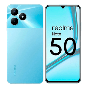 Celular Realme Note 50 4G 128GB, 4GB ram, cámara principal 13MP,  frontal 5MP, 6.74", azul