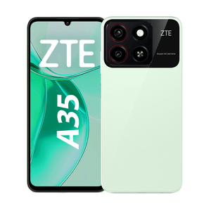 Celular ZTE Blade A35 64GB, (2+4) GB ram, cámara principal 8 MP + Aux, frontal 5MP, 6.75", verde