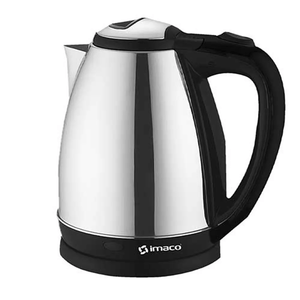 Hervidor eléctrico Imaco KE1801, 1.8 litros, 1500W, acero inoxidable, apagado automático