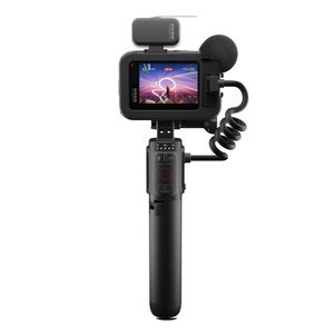 Cámara de acción GoPro Hero 12 Black Creator Edition grabación en 5.3K, fotos de 27MP, 1720 mAh batería enduro, 120min de batería, HyperSmooth 6.0
