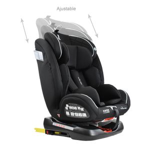 Silla de auto para bebe 360° Premium Baby Eos, acolchado, negro