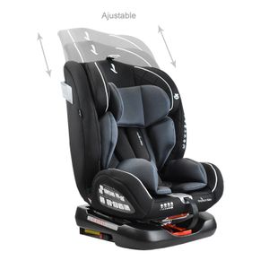 Silla de auto para bebe 360° Premium Baby Eos, 5 posiciones de reclinado, gris