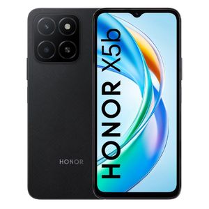 Celular Honor X5b 4G 128GB, 4GB RAM, cámara principal 50MP, frontal 5MP, 6.56", negro