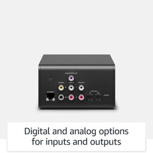 Sistema de transmisión de música, en línea, Amazon Echo Link, negro