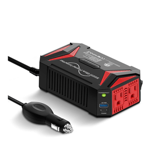 Inversor de corriente Bestek 300W, onda sinusoidal pura, negro, carga rápida, protección total