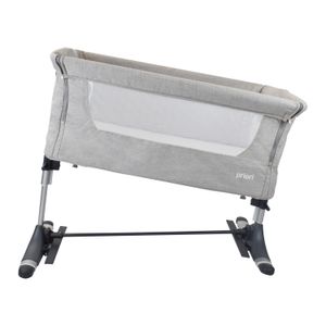 Cuna corral para bebé colecho mecedora Priori Vinny, colchoneta incluida, gris