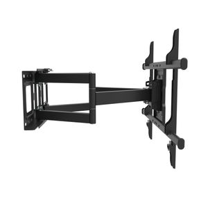 Rack TV, 42"-86", Expo Rack ERP5086, soporte móvil plegable, brazo doble reforzado, extensión 52 cm, negro