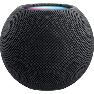 Altavoz inteligente Apple HomePod Mini original 2022, audio 360°, Siri, control de hogar, negro