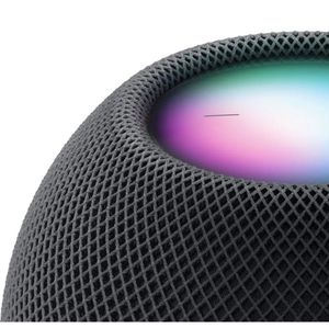 Altavoz inteligente Apple HomePod Mini original 2022, audio 360°, Siri, control de hogar, negro