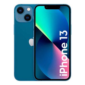 iPhone 13 5G 128GB, 4GB RAM, cámara principal 12+12MP, frontal 12MP, 6.1", azul