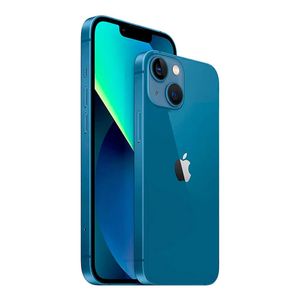 iPhone 13 5G 128GB, 4GB RAM, cámara principal 12+12MP, frontal 12MP, 6.1", azul