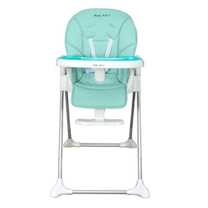 Silla de comer Baby Kits Elegant, regulable, reclinable y plegable, verde