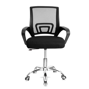 Silla Blazze Nazka ergonómica de oficina, ruedas de Nylon PU, negro