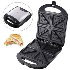 Sandwichera Imaco linea gourmet ISTI004S, 1000W, 4 panes, negro