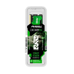 Memoria RAM DDR5, Laptop, PUSKILL, 32GB, 5600MHz, 1.1V, SODIMM, 262 pines, CL46