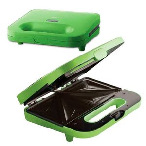 Sandwichera Oster compacta 750W, termostato automático, verde -CKSTSM2885K