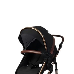Coche moisés con portabebé Marquilia, bumper reversible, negro