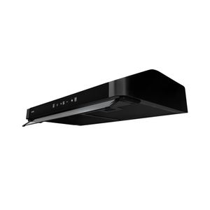 Campana Sole Gaia 80 cm, panel de control digital touch, iluminación LED, negro