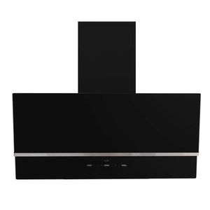Campana Sole decorativa Nimbus 90 cm, panel de control digital touch, negro