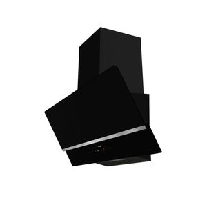 Campana Sole decorativa Nimbus 90 cm, panel de control digital touch, negro