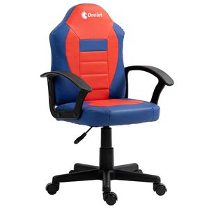 Silla Gamer Dreizt Play Series, cuero PU, altura ajustable, ruedas 50 mm, soporte 120 kg