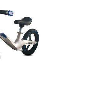 Bicicleta de equilibrio Thalos Bestie aro 12", estructura de aluminio y metal, gris