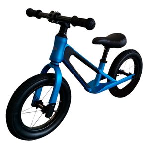 Bicicleta de equilibrio Thalos aro 12", estructura de aluminio y metal, azul