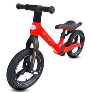 Bicicleta de equilibrio Thalos Pro 12", manubrio ergonómico, rojo