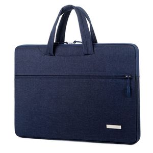 Funda para laptop CYN 15.6", impermeable, soporte para maleta, correa oculta, azul