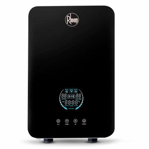 Rapiducha performance Rheem 8800W, 8 sistemas de seguridad, resistencia blindada, negro