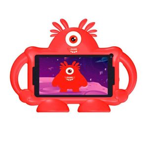 Tablet para niños Advance TR6965, 7", Android 12 Go, 32GB, 2GB RAM, 2800 mAh + protector Monster, roja