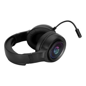 Audífonos gamer HP DHE-8008, over-ear, 7.1, USB, micrófono, luces RGB, 50mm, diadema ajustable, negro