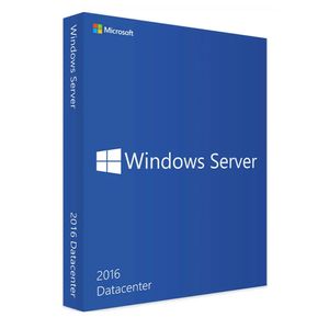 Licencia digital Microsoft Windows Server 2016 Datacenter, 1 PC, permanente, virtualización ilimitada, seguridad avanzada, activación online
