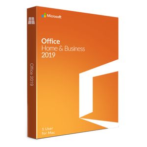 Licencia digital Microsoft Office Home & Business 2019, versión para Mac, 1 PC, activación permanente, software original, instalación directa