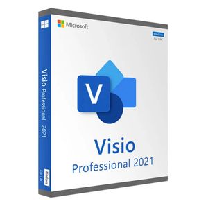 Licencia digital Microsoft Visio Professional 2021, 1 PC, activación permanente, software original, instalación directa, ideal para diagramas técnicos