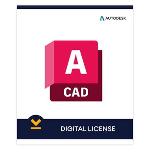 Licencia digital Autodesk Autocad (+Toolsets), 1 PC, acceso completo por 12 meses, herramientas profesionales de diseño