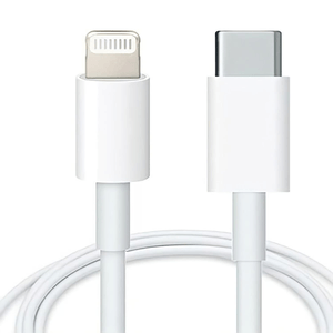 Cable OEM USB-C a Lightning, 2 metros, premium, para Iphone, blanco