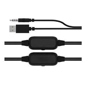Set de parlantes HP DHS-2111S con Subwoofer 2.1, 11W, Jack 3.5mm y USB, control de volumen, negro