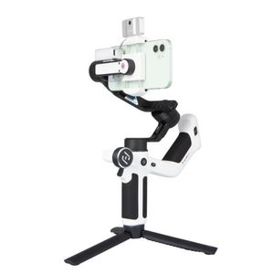 Estabilizador para celular Feiyu Scorp Mini-P Kit, 3 ejes, 750 gr., grabación horizontal y vertical, 11 horas de batería, negro