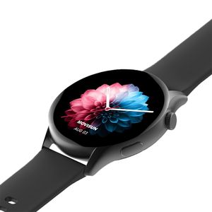 Smartwatch Movisun Watch One2, pantalla AMOLED 1.43", IP68, llamadas, salud, entrenamientos, negro