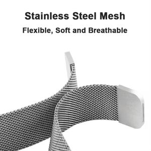 Correa Milanese Loop acero para Apple Watch, plata