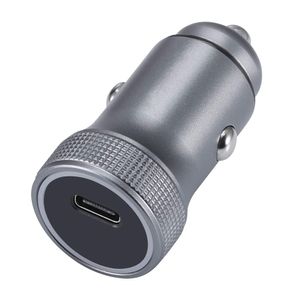 Reacondicionado: Cargador mini de auto Roadtrip 1 puerto tipo C, 20W, carga rápida, gris