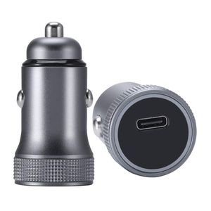 Reacondicionado: Cargador mini de auto Roadtrip 1 puerto tipo C, 20W, carga rápida, gris